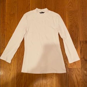Long-Sleeve White Top